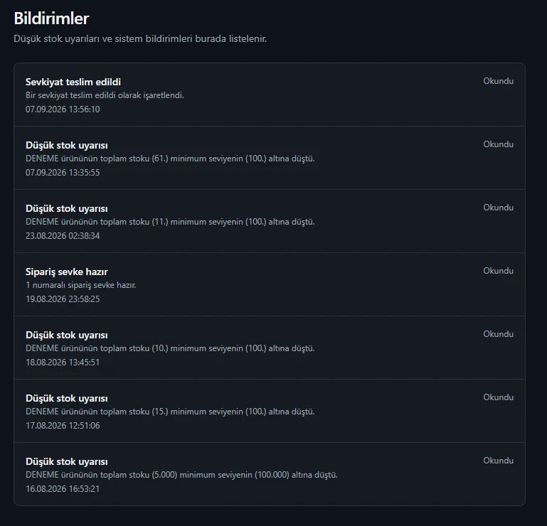 Bildirimler